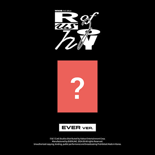 [PRE-ORDER] WHIB (휘브) 3RD SINGLE ALBUM - [Rush of Joy] (EVER VER.)