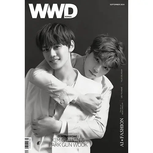 WWD KOREA - SEPTEMBER 2024 [COVER: GUN WOOK & GYU VIN (ZEROBASEONE)]