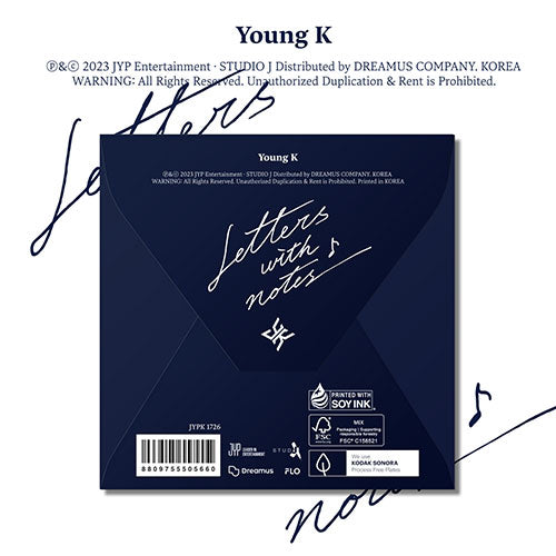 YOUNG K (영케이 DAY6) - [LETTERS WITH NOTES] (Digipack Ver.)