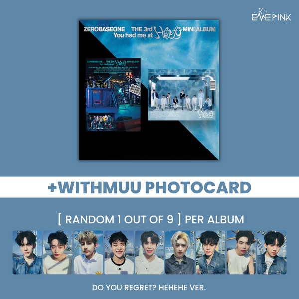 ZEROBASEONE (제로베이스원) 3RD MINI ALBUM - [You had me at HELLO] (+EXCLUSIVE PHOTOCARD)