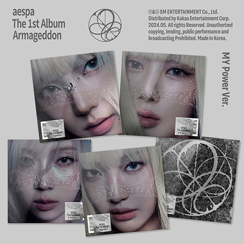 aespa (에스파) 1ST ALBUM - [ARMAGEDDON] (MY POWER VER. +EXCLUSIVE PHOTOCARD)