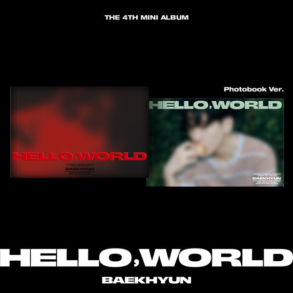 BAEKHYUN (백현) 4TH MINI ALBUM - [HELLO, WORLD] (PHOTOBOOK VER. +EXCLUSIVE PHOTOCARD)