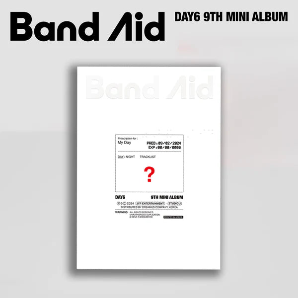 DAY6 (데이식스) 9TH MINI ALBUM - [Band Aid]