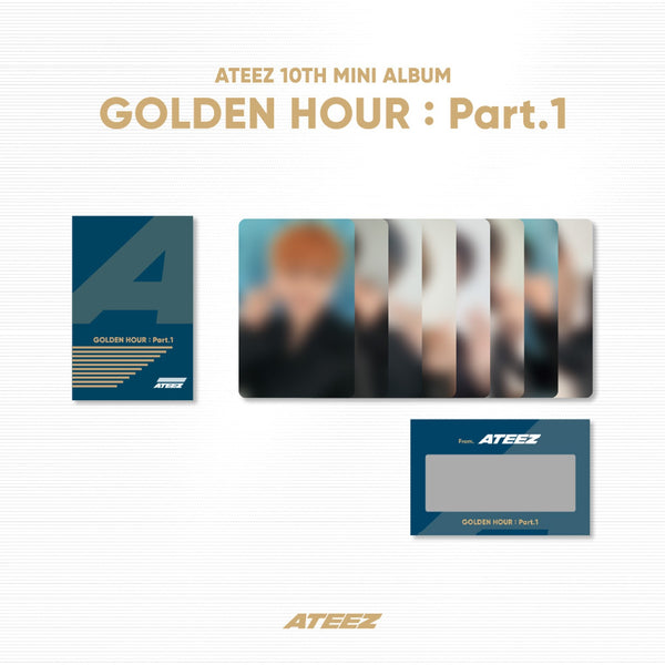 ATEEZ (에이티즈) GOLDEN HOUR : PART.1 OFFICIAL MD - [PHOTO & SCRATCH CARD A SET]