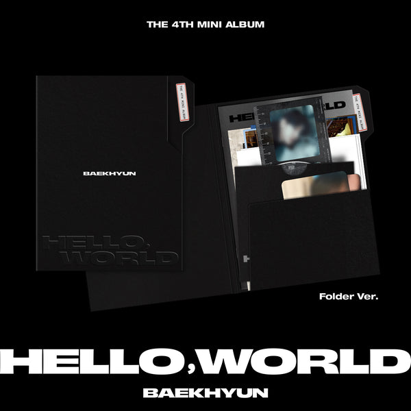 BAEKHYUN (백현) 4TH MINI ALBUM - [HELLO, WORLD] (FOLDER VER)