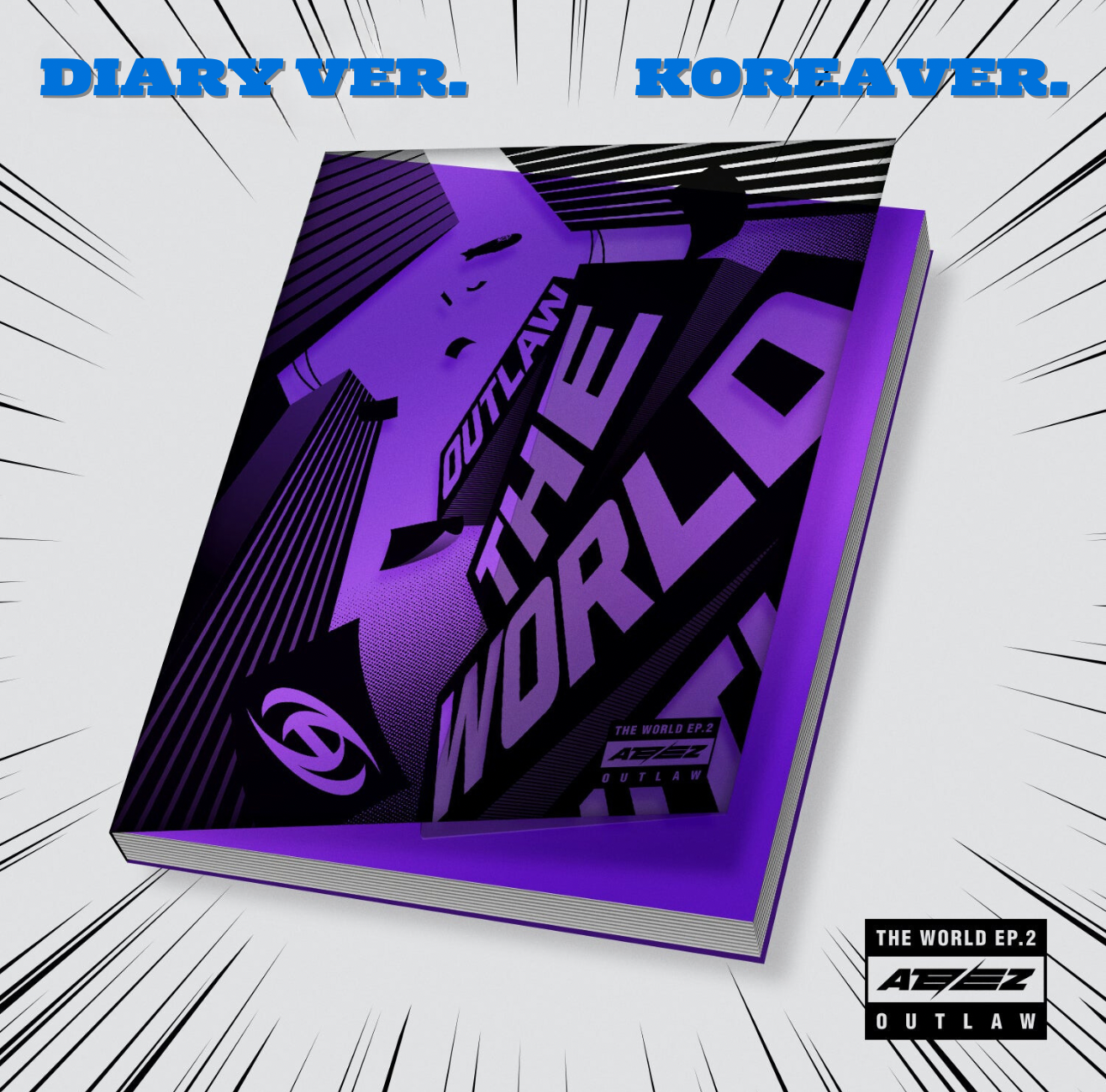 KOREA VER.) ATEEZ (에이티즈) ALBUM - [THE WORLD EP.2 : OUTLAW] (+ EXCLUSI – EVE  PINK K-POP