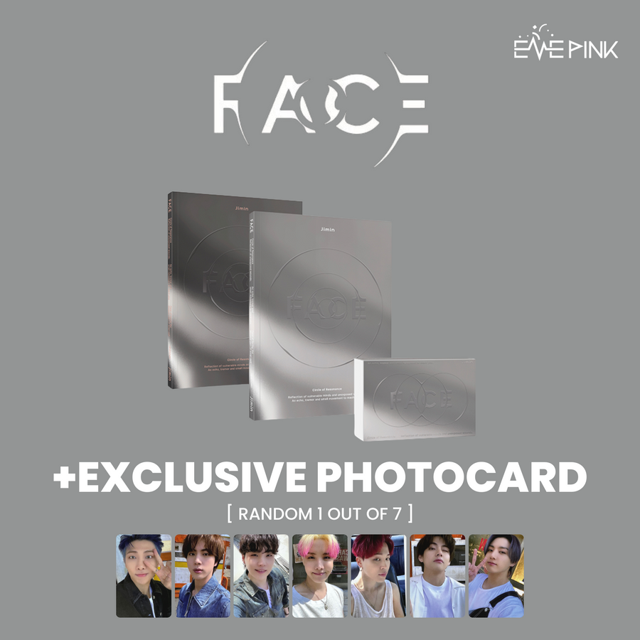 JIMIN (BTS) ALBUM - [Face] (+EXCLUSIVE PHOTOCARD) – EVE PINK K-POP