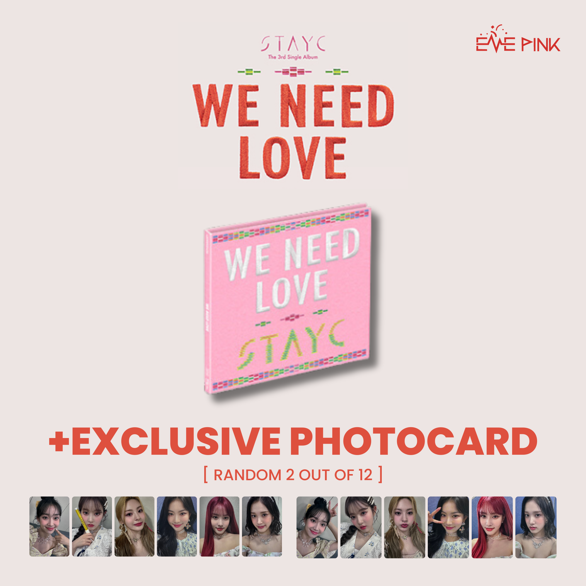 STAYC - We Need Love 3rd Single Album