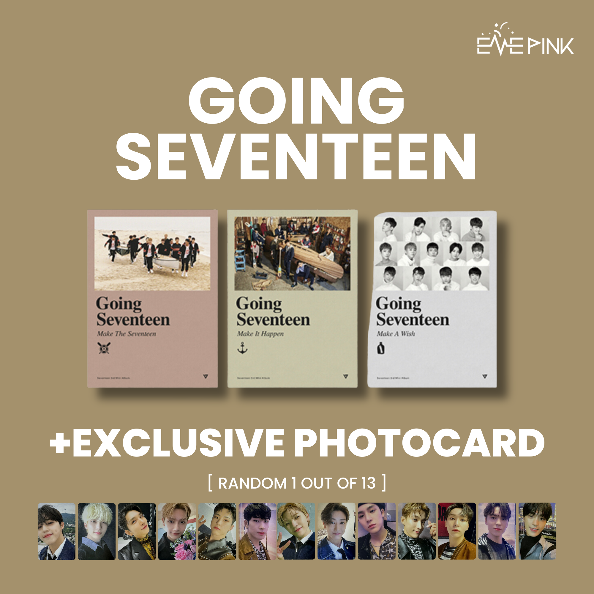 SEVENTEEN (세븐틴) 3RD MINI ALBUM - [Going Seventeen] (RE-RELEASE