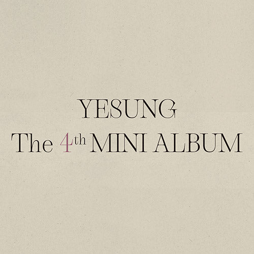 YESUNG (예성) 4TH MINI ALBUM - [Beautiful Night] (Photo Book Ver.)