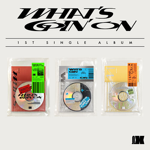 OMEGA X (오메가엑스) 1ST SINGLE ALBUM - [WHAT’S GOIN’ ON] (3 SET PACKAGE + Exclusive Photocard)