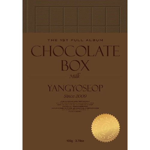 YANG YOSEOP (양요섭) 1ST ALBUM - [Chocolate Box]