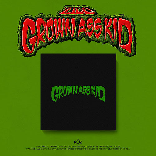 ZICO (지코) 4TH MINI ALBUM - [Grown Ass Kid]