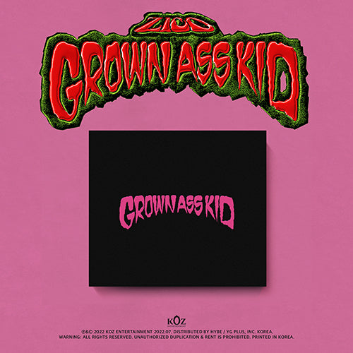 ZICO (지코) 4TH MINI ALBUM - [Grown Ass Kid] (Jewel Ver.)