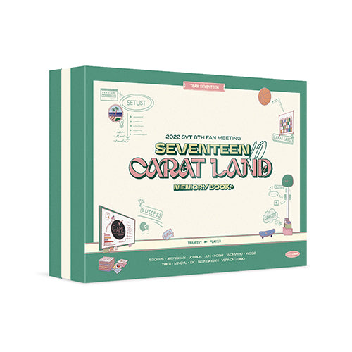 SEVENTEEN (세븐틴) 2022 SVT 6TH FAN MEETING - [SEVENTEEN in CARAT LAND] (MEMORY BOOK+ DVD)