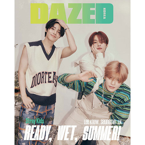 DAZED AND CONFUSED KOREA - JULY 2023 [COVER : LEE KNOW, SEUNGMIN, IN (STRAY KIDS)]