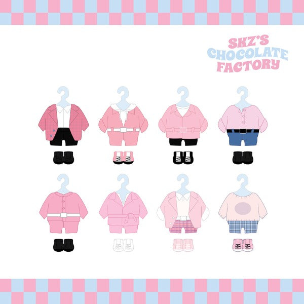 STRAY KIDS (스트레이키즈) 2ND #LOVESTAY - [SKZ'S CHOCOLATE FACTORY] (SKZOO OUTFIT  - PINK VER.)