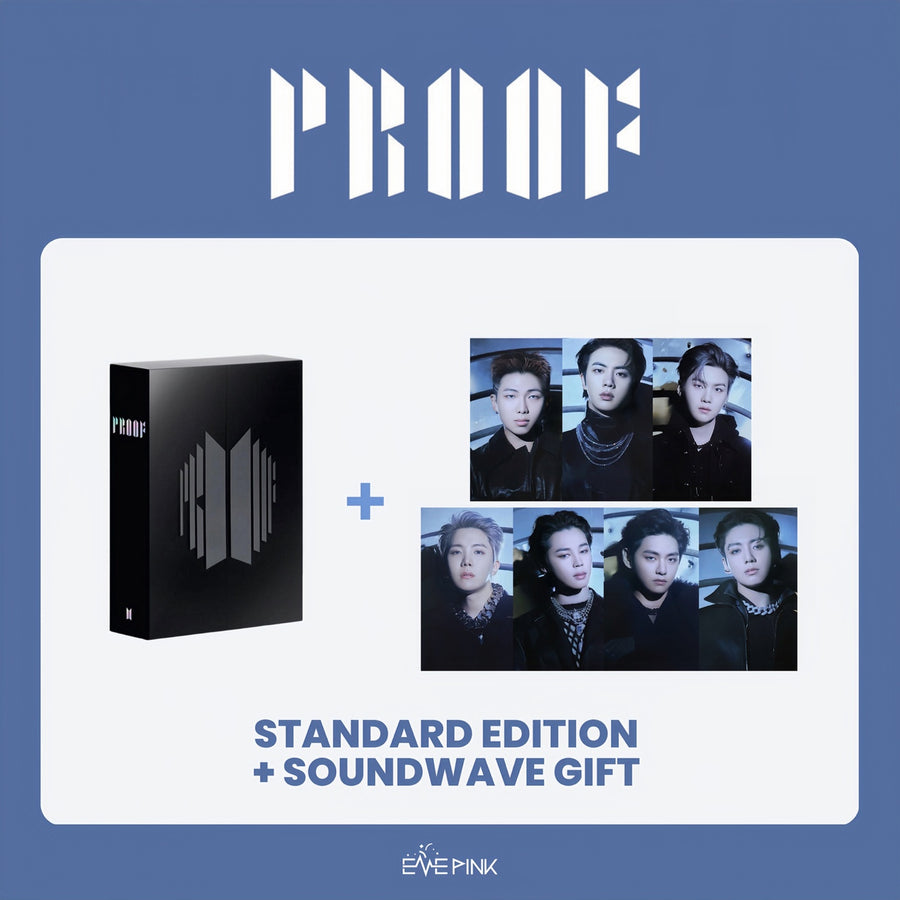 BTS - ( WEVERSE PRE-ORDER ) BTS - PROOF ANTHOLOGY ALBUM ( STANDARD EDITION  Ver.+1ea FOLDED POSTER+1ea STORE GIFT CARD ) K-POP SEALED -  Music