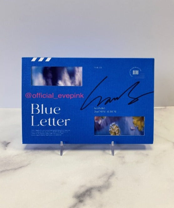 [AUTOGRAPHED CD] WONHO (원호) 2ND MINI ALBUM - [BLUE LETTER] (ONLINE ONLY)