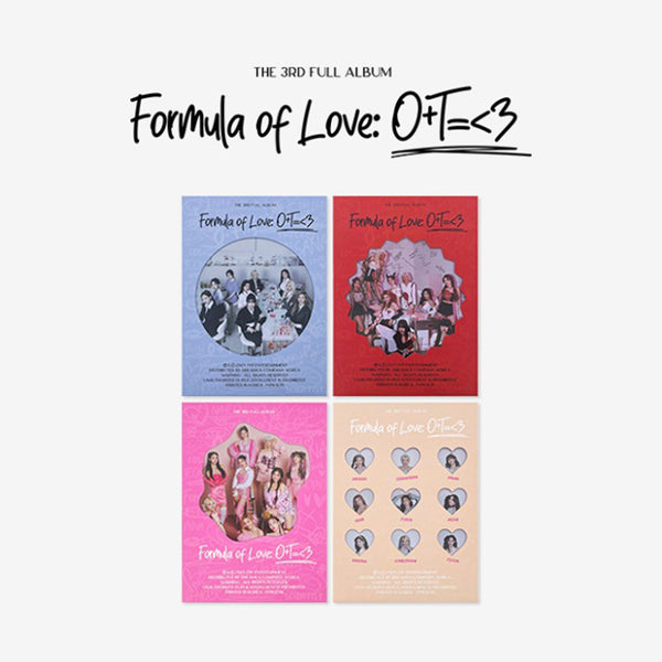 TWICE (트와이스) 3RD ALBUM - [Formula of Love: O+T=<3]