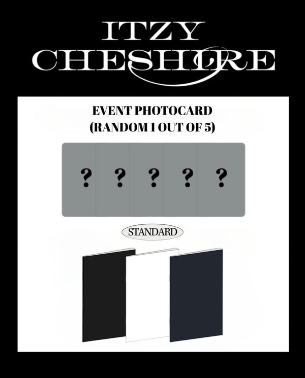 ITZY (있지) ALBUM - [CHESHIRE] (STANDARD VER. + EXCLUSIVE PHOTOCARD)